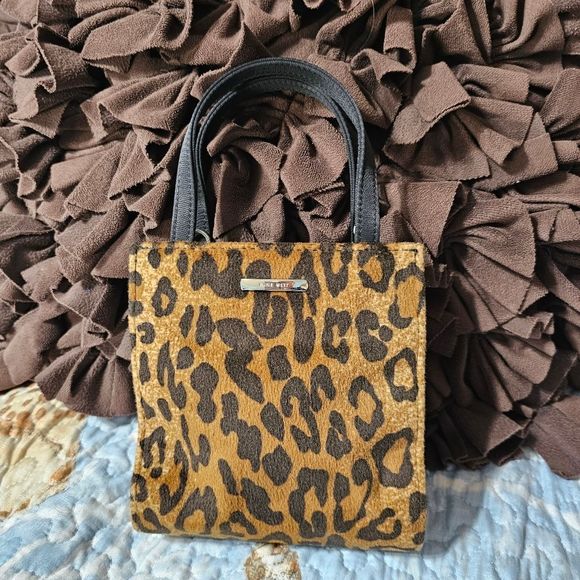 Nine West Handbags - Nine West Mini Cheetah Tote Purse with Crossbody Strap